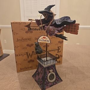 Jim Shore " Comes The Storm" Figurine Original Box